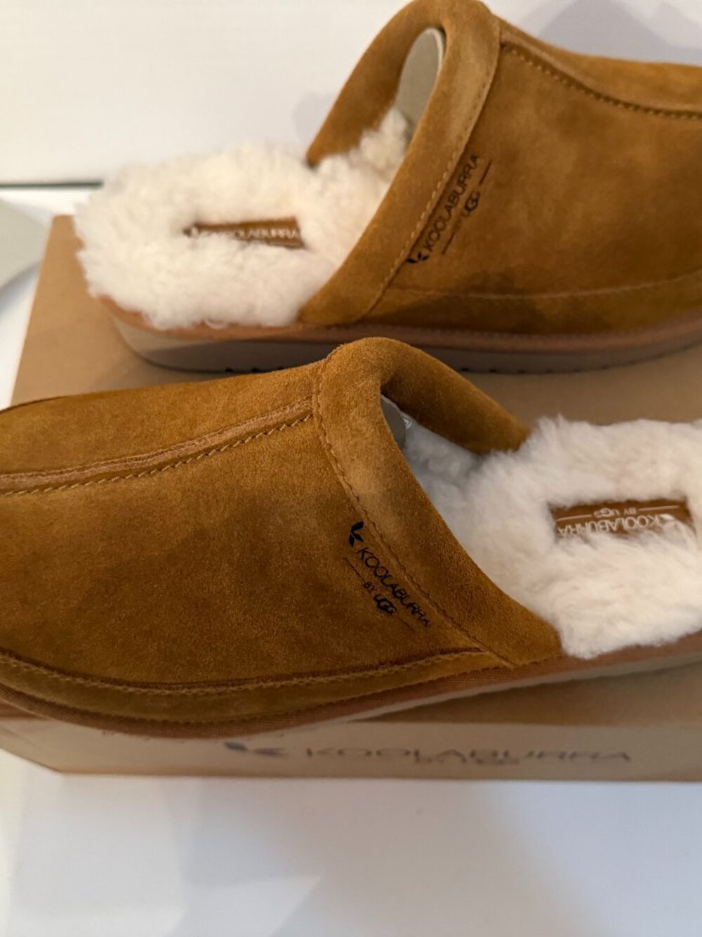 Koolaburra by UGG Men's BORDEN slippers Chestnut Size M8 116801 M/CHE BNIB